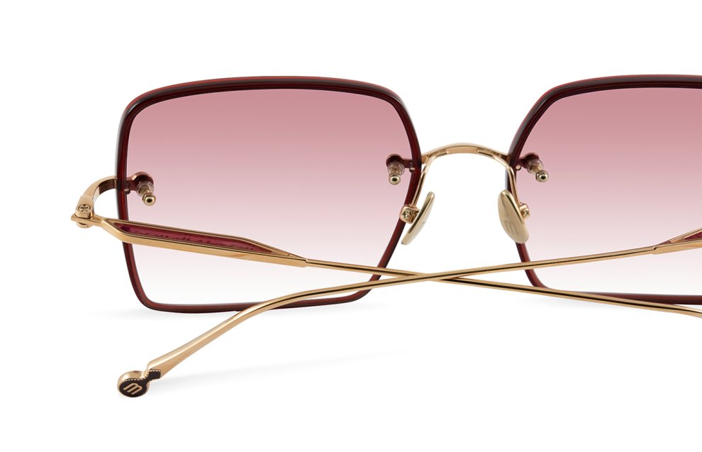サングラス MATSUDA Matsuda - M5005.SG - rose gold rose gradient Matsuda M5005 - Rose Gold | Sunglasses | Black Optical